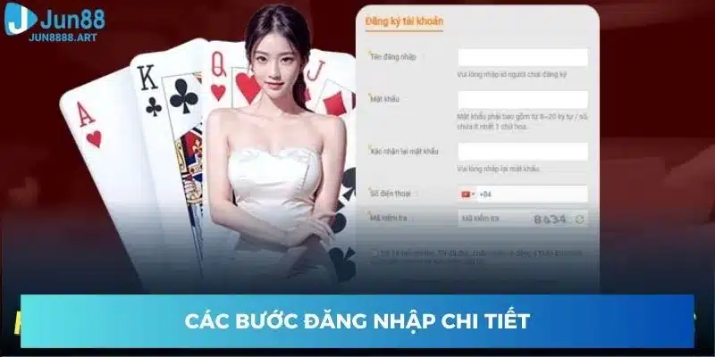 Các bước đăng nhập chi tiết