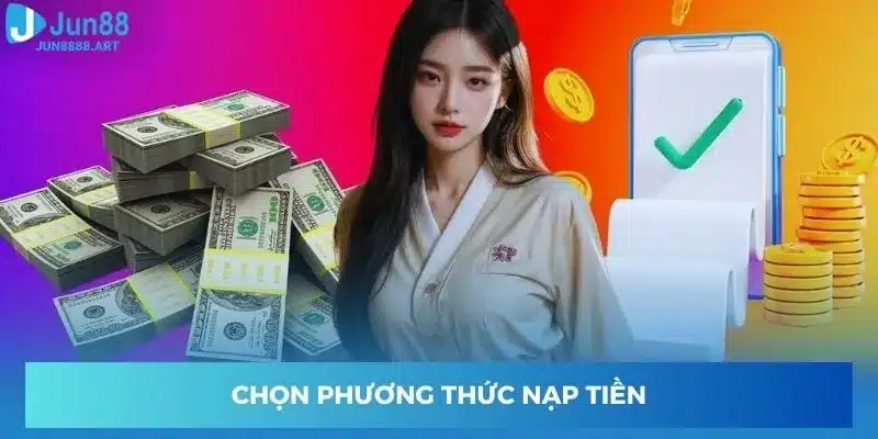 Chọn phương thức nạp tiền